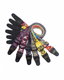 Sangle de guitare imprimée